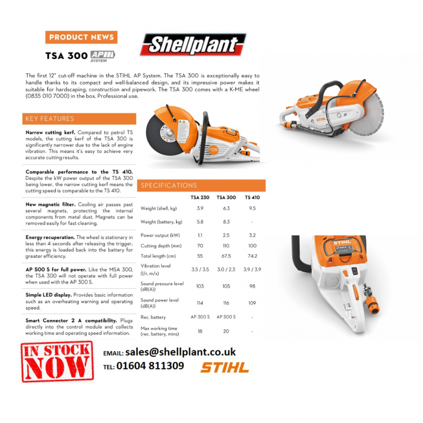 Shellplant Stihl TSA300